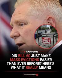 Bill 60 just dropped—here's what nobody is telling you!” Ontario Bill 60 is  officially here… and it's shaking the entire rental market. Landlords,  tenants, investors—EVERYONE needs to understand these changes. This affects