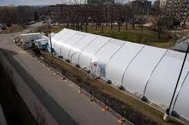 First Ontario Covid 19 Field Hospital Open For Patients In Burlington Ctv News