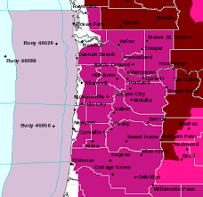 On monday, these same areas were under an excessive heat warning, where the weather service cautioned the heat and humidity would create a dangerous situation in which illnesses are likely. Excessive Heat Warning Through Monday Night Kxl