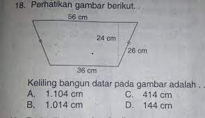 Feb 25, 2018 · keliling bangun datar pada gambar berikut adalah. Keliling Bangun Datar Pada Gambar Adalah Brainly Co Id