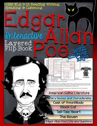 Edgar Allan Poe Short Stories Literature Guide Flip Book Flip Book Edgar Allan Poe Teaching American Literature