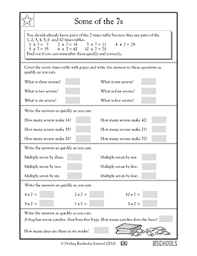 Ratios, percentages, exponents, and more. Multiples Of 7 3rd Grade 4th Grade Math Worksheet Greatschools