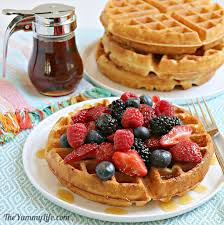 Easy Belgian Yeast Waffles Recipe Waffles Waffle Recipes Belgian Waffles