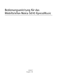 Nokia 5610 XpressMusic