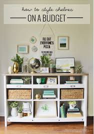 How To Style Shelves On A Budget Home Decor Home Home Diy