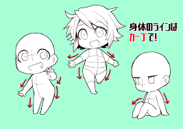 やわらかさと骨盤の大きさが決め手 デフォルメキャラクターのポージング 5つのコツ いちあっぷ ちびキャラ ポーズ デフォルメキャラ ちび キャラの描き方
