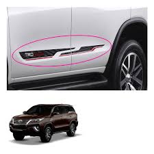 Look for latest offers, find a dealer, calculate payments & much more. Car Styling Sticker Decal Genuine Black Fits Toyota Fortuner Suv 2015 2018 Ebay