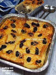 Puding Roti Tape Keju Kismis Puding Roti Resep Makanan