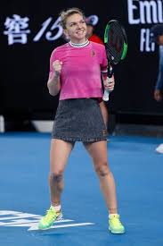 She was able to win her first 6 wta titles in the same year. Simona Halep Of Romania Celebrates Her Win In Her First Round Wta Women Tennis Tennis Court Photo Shoot Tennis Simona Halep Tennis Clothes Tennis Players