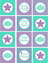 This Item Is Unavailable Etsy Mermaid Cupcake Toppers Mermaid Cupcakes Birthday Tags