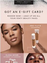 We did not find results for: Fenty Beauty Got A Fenty Beauty E Gift Card Time To Use It Milled