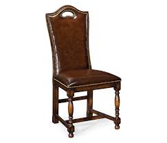 Dining chairs to add style and comfort to your dining room. Oak High Back Leather Side Dining Chair Swanky Interiors