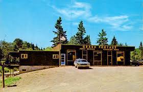 Minnesota Postcard Grand Portage Post Office And Trading Post Grand Portage House Styles Mansions