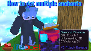 My udisen channel (how to guides every day about minecraft). How To Get Multiple Enchants Minecraft Lifeboat Network Youtube