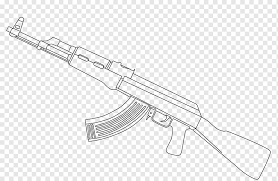 From sniper rifles to shotguns at free fire, we made a updated weapon guide will also see how to use each one in your strategy. Assault Rifle Illustration Ak 47 Firearm Drawing Line Art Coloring Book Ak47 Angle Monochrome Assault Rifle Png Pngwing