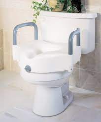 Twist hinge cap to the left. Amazon Com Medline Locking Raised Toilet Seats With Arms Health Household