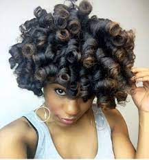 Large Roller Set Curls On Natural Hair Hair Styles Curly Hair Styles Natural Hair Styles