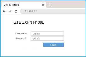 After typing your username and password, press enter. 192 168 1 1 Zte Zxhn H108l Router Login And Password