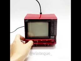 9 Televisi Vintage Mini Portable Tv Radio Rtv 002 Taiwan Hitam Putih Rare Tahun 1992 Youtube Tv On The Radio Portable Tv Box Tv