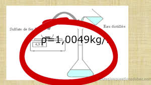 Masse Volumique Et Concentration Massique Youtube