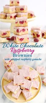 White Chocolate Brownies With Raspberries Recipe Brownies Recipe Easy White Chocolate Brownies Delicious Desserts