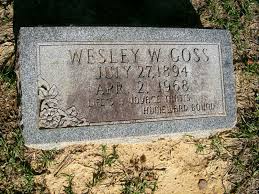 Wesley Walker Goss (1894-1968)