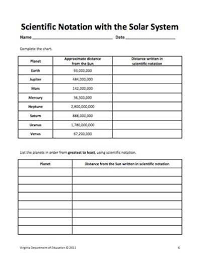 Scientific Notation Practice Worksheet Scientific Notation Scientific Notation Practice Scientific Notation Worksheet
