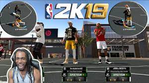 My 6 8 Pure Point Forward First Park Game In Nba 2k19 Park Games Nba Games