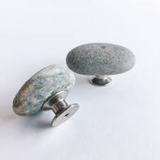 Bright, crisp and modern, this cabinet has a versatile appeal. Beach Rock Knob Drawer Pulls Marie Locke Maine Crafts Association