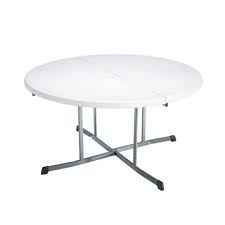 Maybe you would like to learn more about one of these? Buy Lifetime Round Fold In Half Folding Table 5 At S S Worldwide