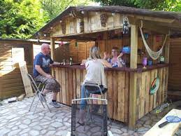 New Home Tiki Bar In Bucks Uk Tiki Central Diy Outdoor Bar Outdoor Tiki Bar Bar Shed