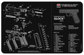Though glock has certainly tweaked the exterior portions of the platform, some of the familiar features remain. Tekmat Reinigungsunterlage Glock Gen5 Gun Cleaning Mat Gunbrokers Berlin
