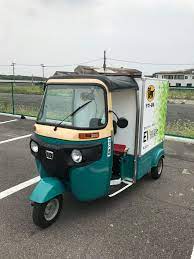日本エレクトライク ジャイロ カスタム 三輪車 トラックでキャンプ