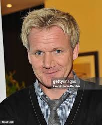 VP marketing for The Bay Patrick Dickinson with chef Gordon Ramsay at...  News Photo