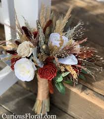 Eternally in bloom uses sola flowers, which are faux flowers made of balsa wood and tapioca plants to create beautiful bouquets that will last years beyond your wedding day. Silk Sola Wood Flower Dried Grass Wheat Millet Desert Bridal Bou Curiousfloral