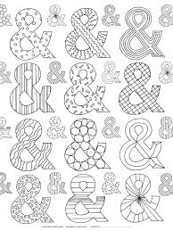 Right click on the image and choose save image as. Available Now The Ampersand Coloring Book For Adults Karen Kavett
