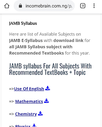 Are you looking for the latest official jamb english syllabus 2021/2022 pdf for download? Download New Jamb Syllabus For 2020 2021 Education Nigeria