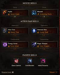 Skills like frostbite and numbing. Diablo 3 Skills