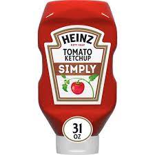 Heinz Simply Tomato Ketchup With No Artificial Sweeteners 31 Oz Bottle Walmart Com