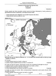 Subiecte È™i Barem Geografie Bac 2018 Subiectele È™i Baremul De Corectare La Bacalaureat 2018 Stirileprotv Ro