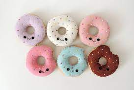 Super Cute Doughnut Plushie Felt Kawaii Donut Plush By Feltpastel On Etsy Would Be Cute Keychains Kawaii Felt Kawaii Crafts Kawaii Diy