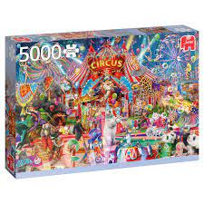 Puzzle michèle wilson 5000 teile florence magin: Jumbo 18871 Aimee Stewart Eine Nacht Im Zirkus 5000 Teile Puzzle Puzzles