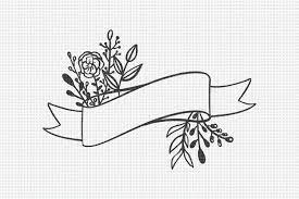 Download Svg Files Floral Banner Svg Floral Svg File Svg Cut File 648413 Cut Files Design Bundles
