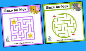 Mazes are a great way to reinforce fine motor, concentration, and problem solving skills. Easy Mazes For Kids Free Printable Kids Activities