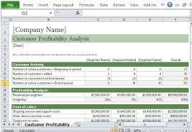 Enter your monthly revenue and expense figures, and the template will auto populate all calculated fields. How To Easily Perform A Customer Profitability Analysis In Excel