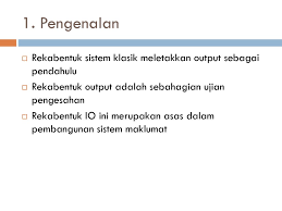 Tapi dia tiru rekabentuk magnum kot #rekabentuk. Bab 4 Fasa Rekabentuk Input Dan Output Objektif Ppt Download
