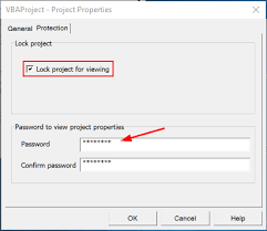 How To Lock Vba Project With Password In Excel 2016 / 2013