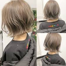 ナチュラル パーマ アンニュイほつれヘア 簡単ヘアアレンジ chic表参道 ボブ 切りっぱなしボブ専門 表参道 永田邦彦 453999 hair ボブ ヘアスタイリング ボブパーマ