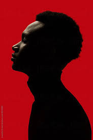 African American Man Silhouette Isolated Over Red Background Black Red By Leandro Cr Portrait Photography Men Studio Portrait Photography Portrait Creative