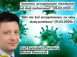 Zobacz je w galerii zdjęć. Michal Dworczyk Jestesmy Przygotowani Niezaleznie Od Skali Zachorowan Nikt Nie Byl Przygotowany Na Taka Skale Problemu Paczaizm Pl